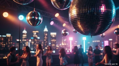 SOIRÉE DANSANTE AU ROOFTOP 
Disco funk