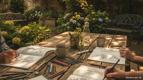 Atelier dessin au Hangar Zéro