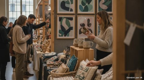 Marché des créateurs avec Oscar & Auguste