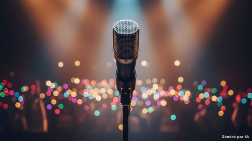 Karaoké de Noël avec un vrai groupe qui joue derrière