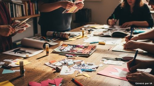 Atelier création de fanzine féministe · Le Tetris