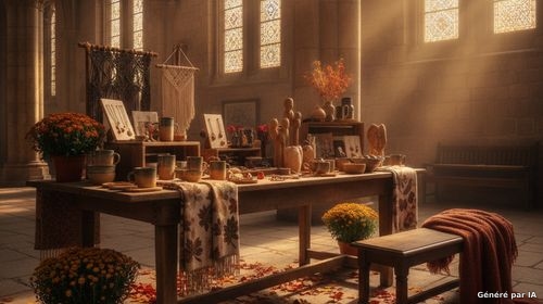 Marché de créateurs à l’Abbaye de Montivilliers