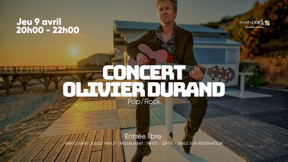 CONCERT OLIVIER DURAND - Pop/Rock