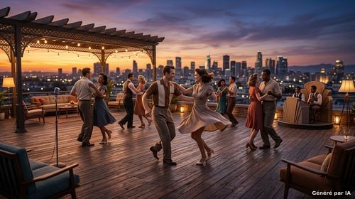 SOIRÉE DANSANTE AU ROOFTOP 
 LINDY HOP
