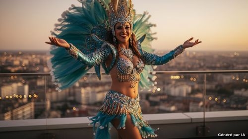SOIRÉE DANSANTE AU ROOFTOP 
Samba