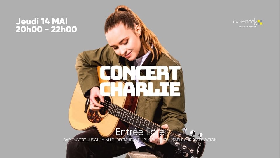 CONCERT CHARLIE - Guitare / Voix