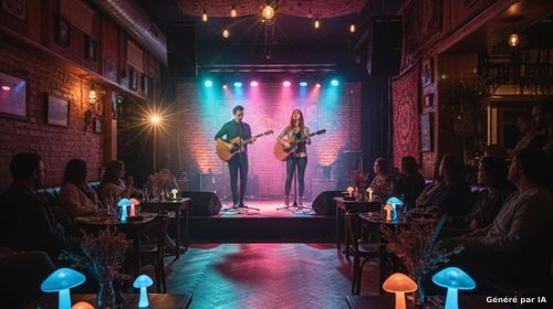 « Les illuminés » + « Mushroom Girls Society » au Bistrot