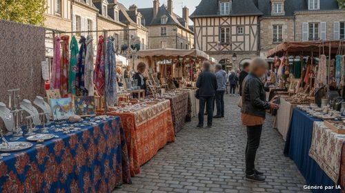 Marché de créateurs du Collectif Bidules Chouettes à Honfleur