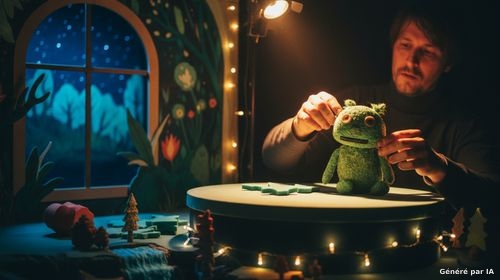 Atelier manipulation de marionnettes doudou - autour de Grinioteçocette