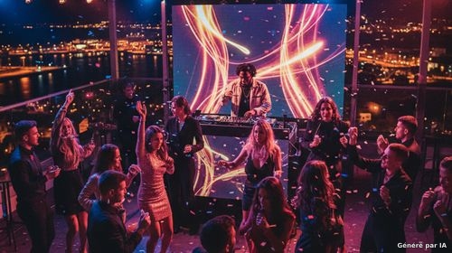 DJ SET ON THE ROOF 
 DJ Drew