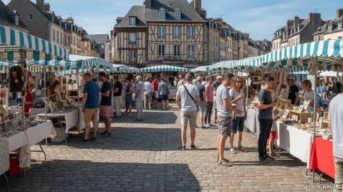Marché de créat.eurs.rices à place de la Mairie à Honfleur