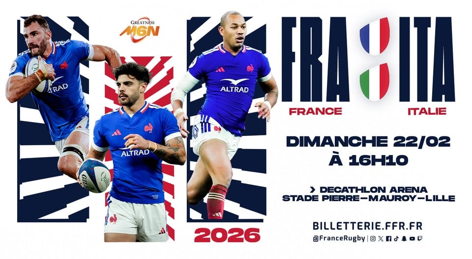 Retransmission France/Italie en direct (16h10)