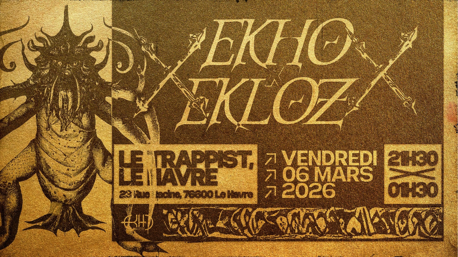 LE TRAPPIST INVITE : EKHO X EKLOZ